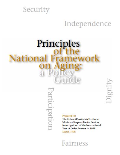 Principles of the National Framework on Aging