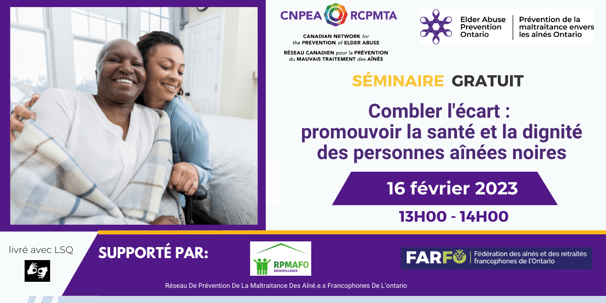 fr2 combler lecart promouvoir la sante et la dignite des personnes agees noires