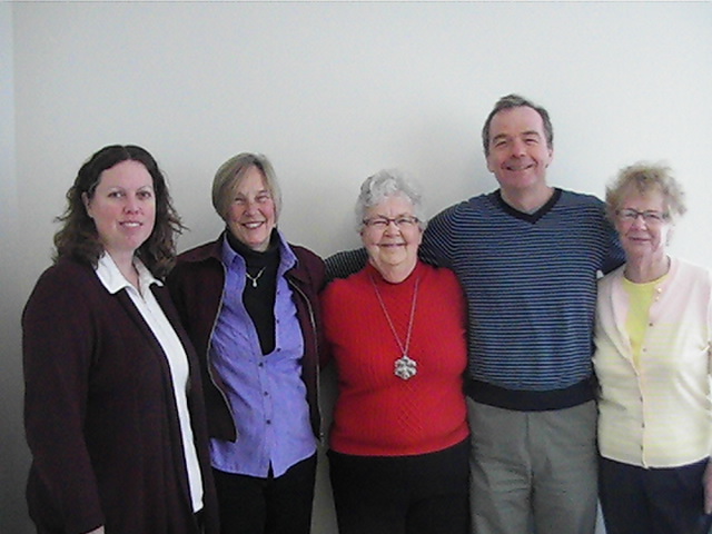 "Team Olive", my Advisory Committee: Dr. Lori Weeks, Co-Chair, Dr. Elizabeth Townsend, Chair, Olive Bryanton, Dr. Bill Montelpare and Dr. Jessie Lees 